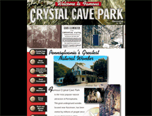 Tablet Screenshot of crystalcavepa.com
